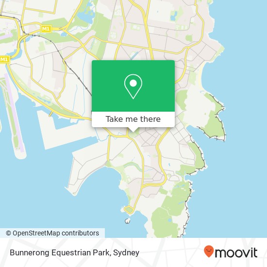 Bunnerong Equestrian Park map