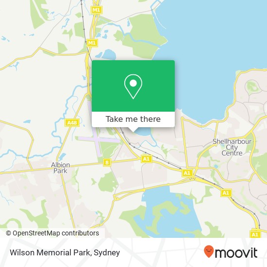 Wilson Memorial Park map