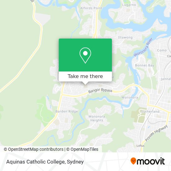 Mapa Aquinas Catholic College