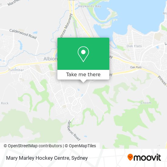 Mary Marley Hockey Centre map