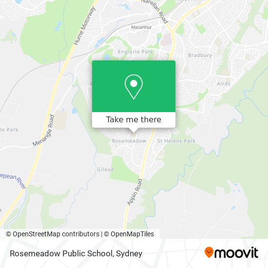 Mapa Rosemeadow Public School