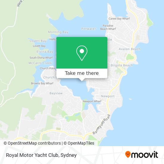 Royal Motor Yacht Club map