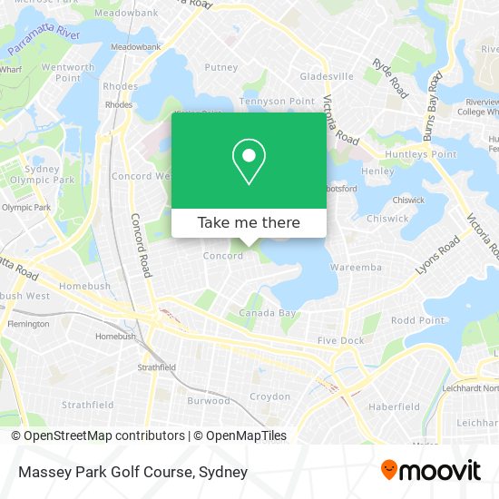 Mapa Massey Park Golf Course