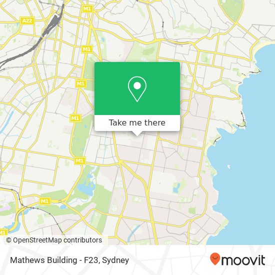 Mapa Mathews Building - F23