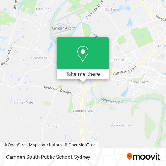 Mapa Camden South Public School