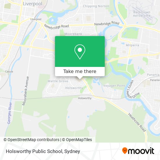 Mapa Holsworthy Public School