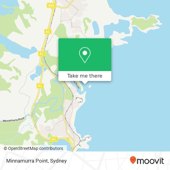 Minnamurra Point map