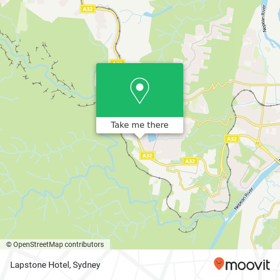 Mapa Lapstone Hotel