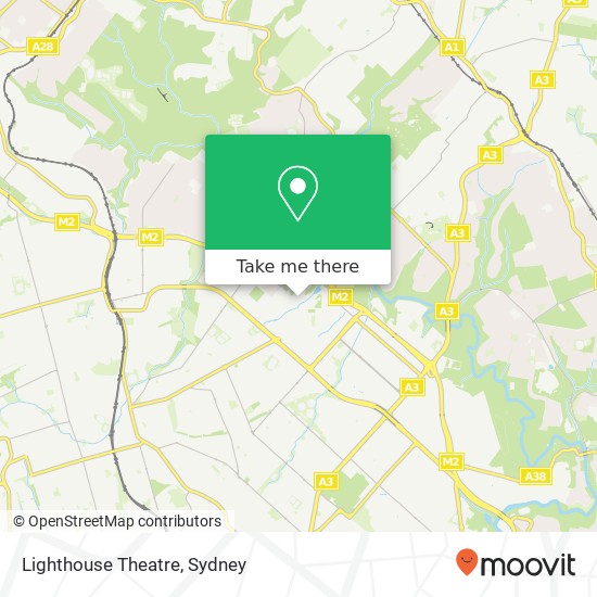 Lighthouse Theatre map