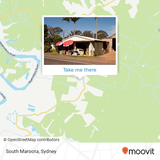 Mapa South Maroota