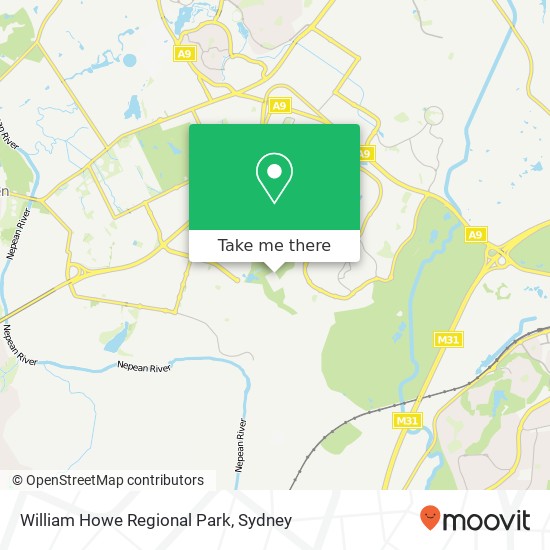 Mapa William Howe Regional Park