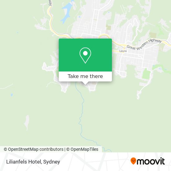 Lilianfels Hotel map