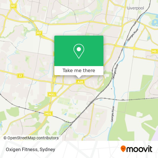 Oxigen Fitness map