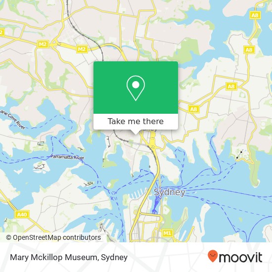 Mary Mckillop Museum map