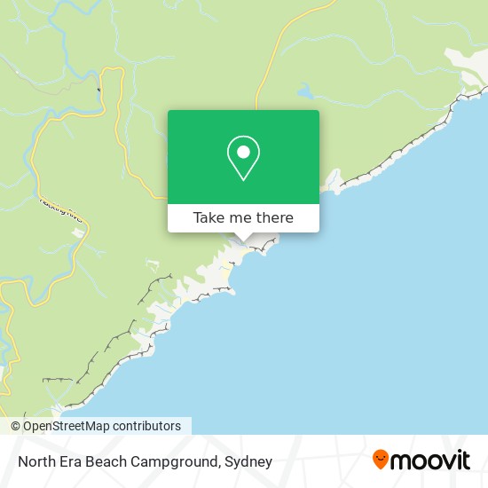 North Era Beach Campground map