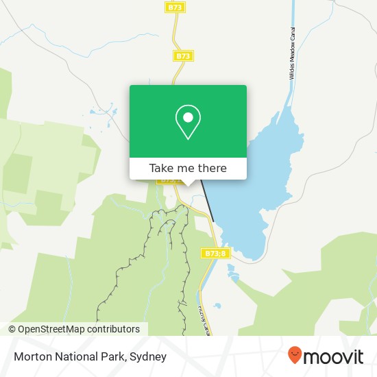 Morton National Park map