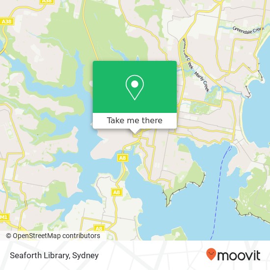 Mapa Seaforth Library