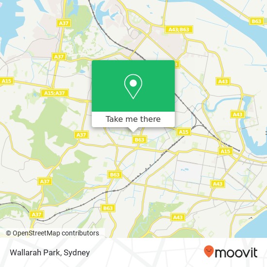 Mapa Wallarah Park