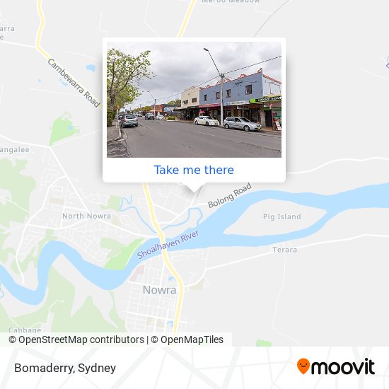 Bomaderry map