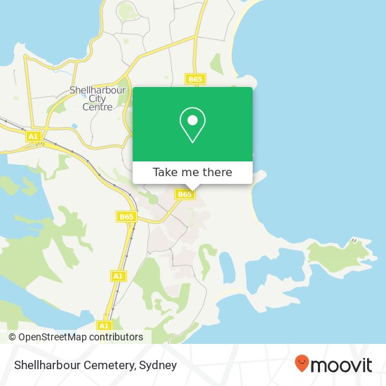 Shellharbour Cemetery map