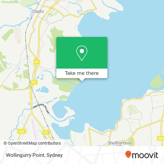 Wollingurry Point map