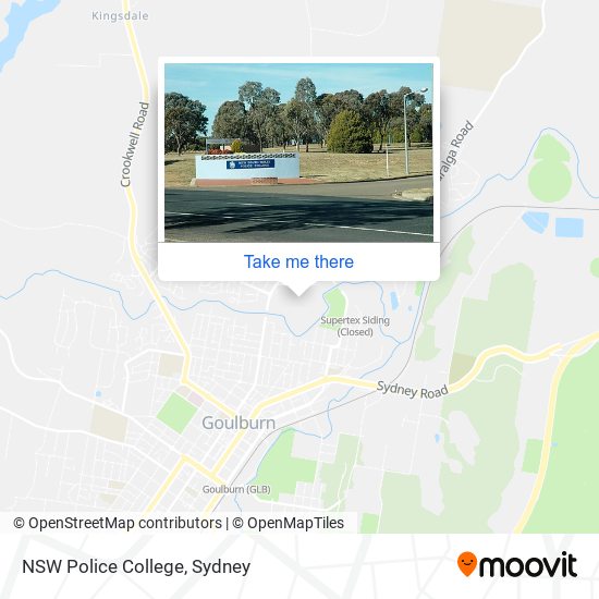 NSW Police College map