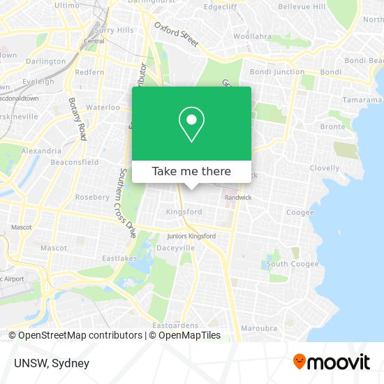 UNSW map