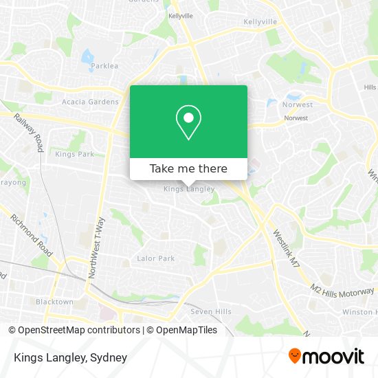 Kings Langley map