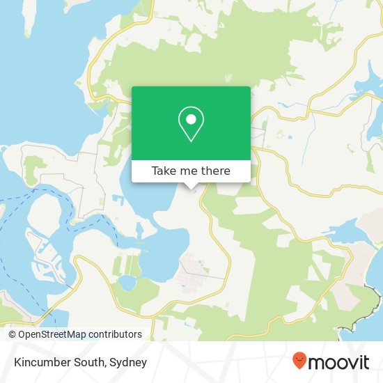 Mapa Kincumber South