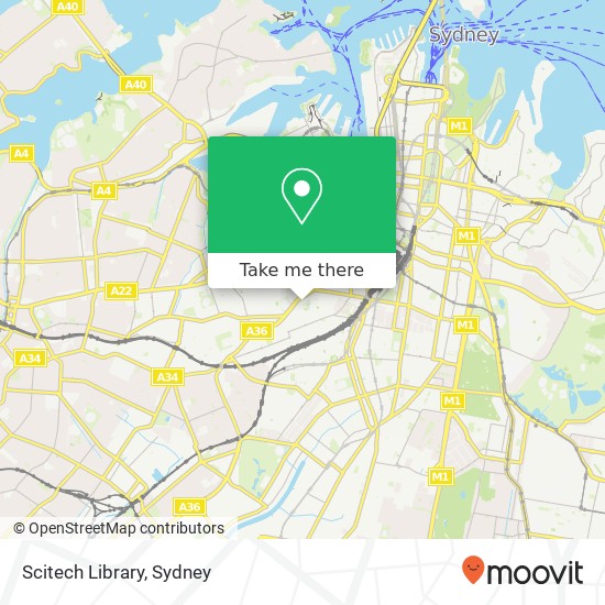 Scitech Library map