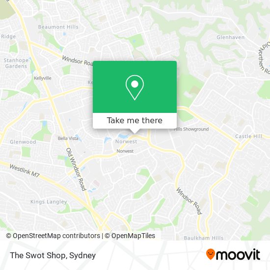 The Swot Shop map