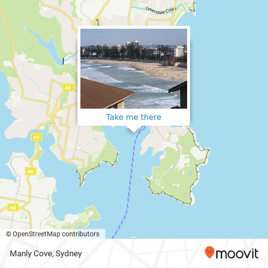 Manly Cove map