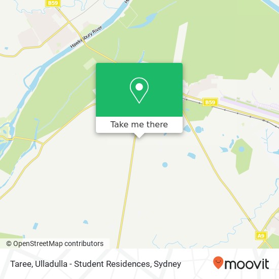 Taree, Ulladulla - Student Residences map