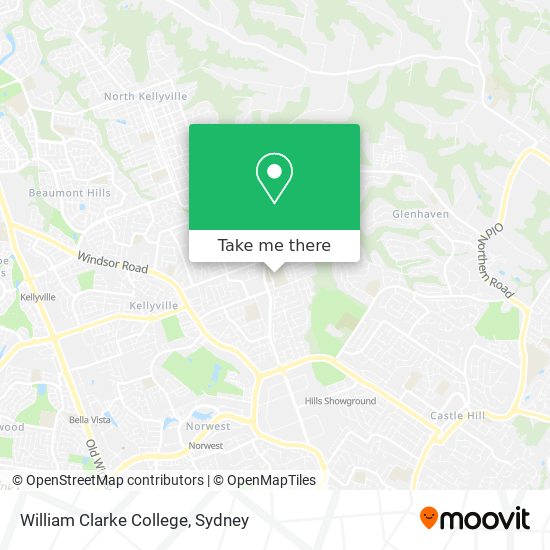 Mapa William Clarke College