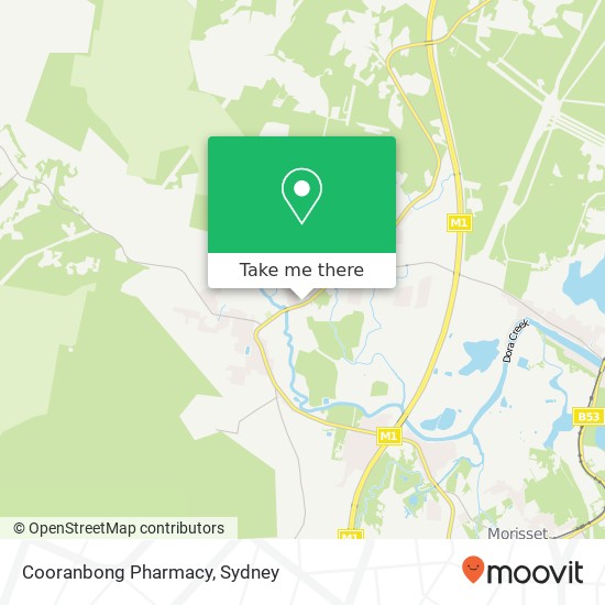 Cooranbong Pharmacy map