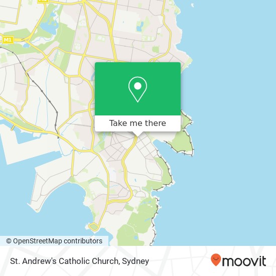 Mapa St. Andrew's Catholic Church