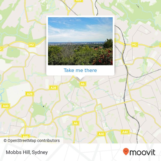 Mobbs Hill map