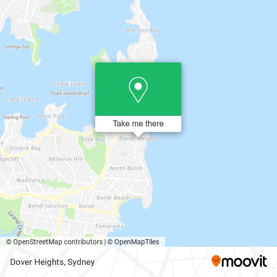 Mapa Dover Heights