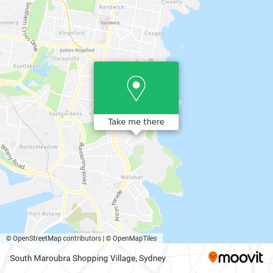 South Maroubra Shopping Village map