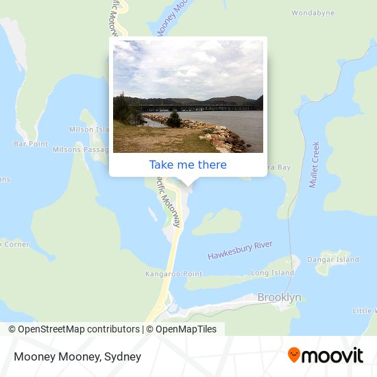 Mapa Mooney Mooney