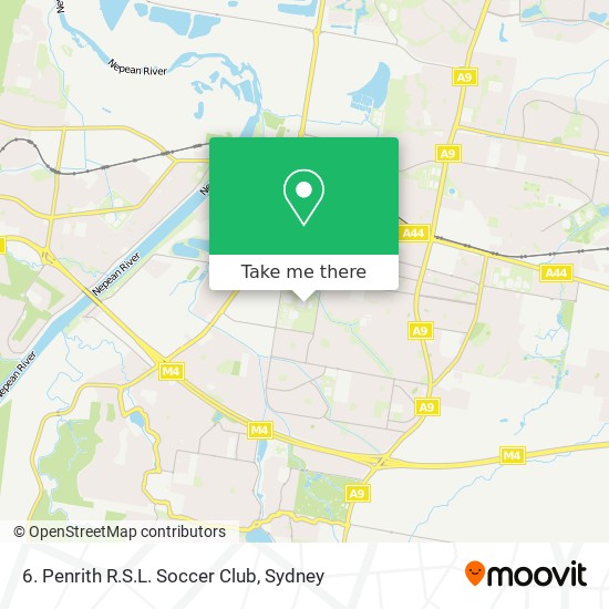 6. Penrith R.S.L. Soccer Club map