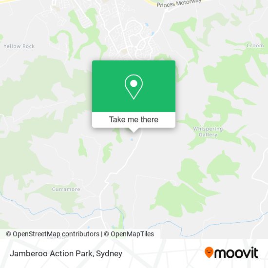 Mapa Jamberoo Action Park