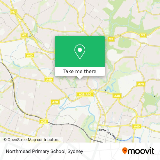 Mapa Northmead Primary School