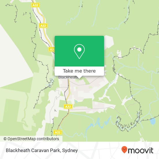 Blackheath Caravan Park map