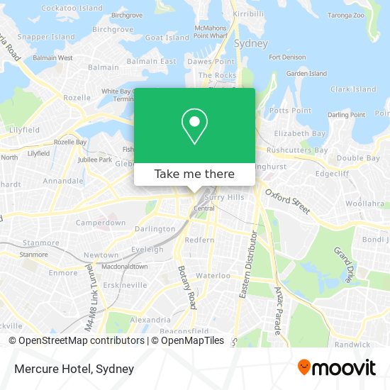 Mapa Mercure Hotel