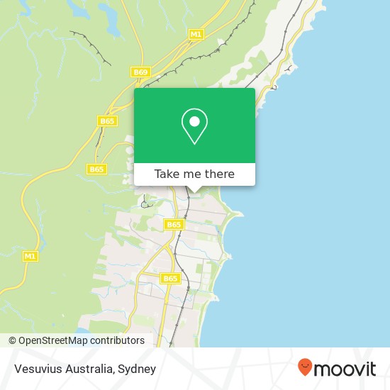 Vesuvius Australia map