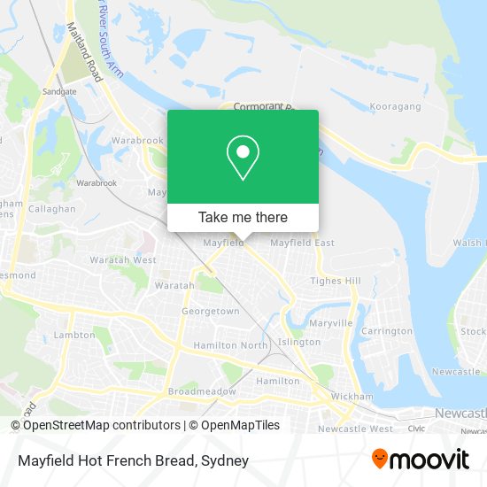 Mayfield Hot French Bread map