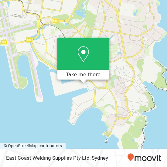 Mapa East Coast Welding Supplies Pty Ltd