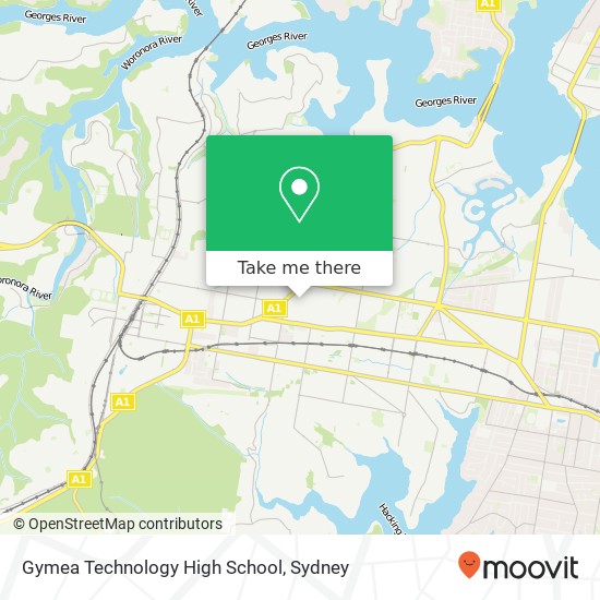 Gymea Technology High School map