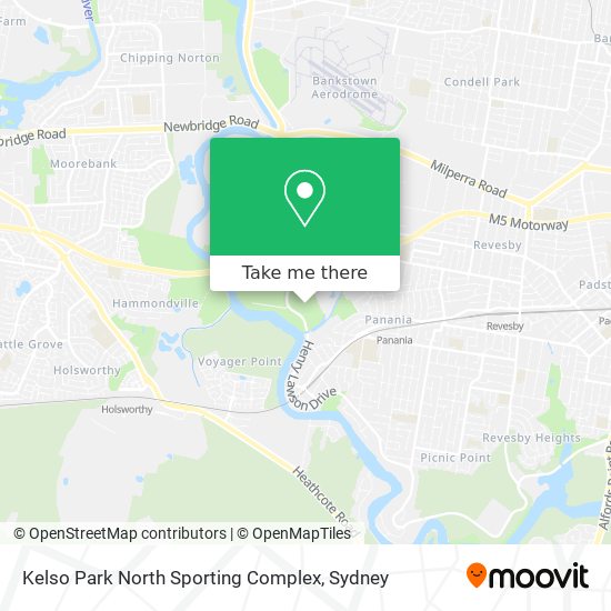 Kelso Park North Sporting Complex map